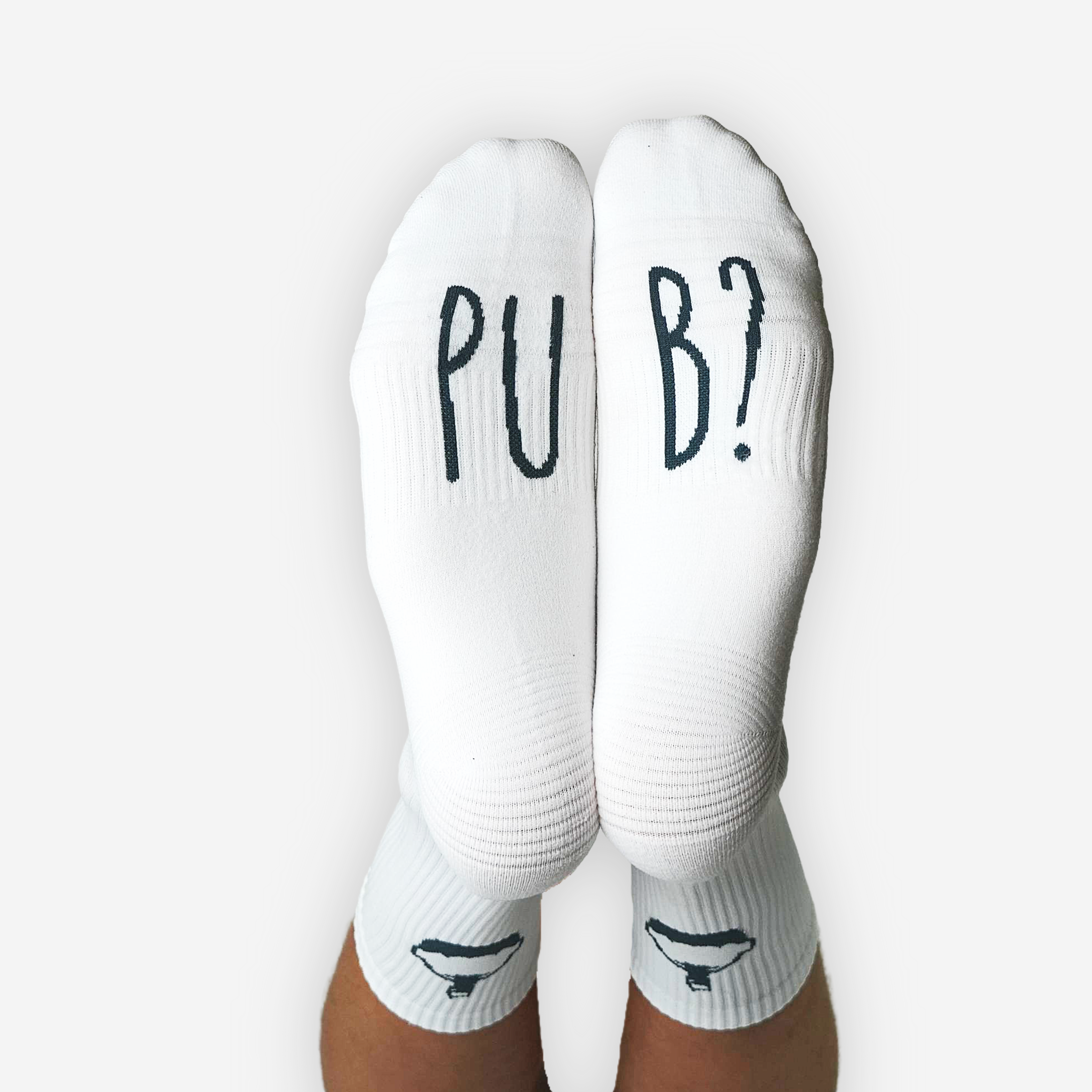 PUB? Tech Sock  - White