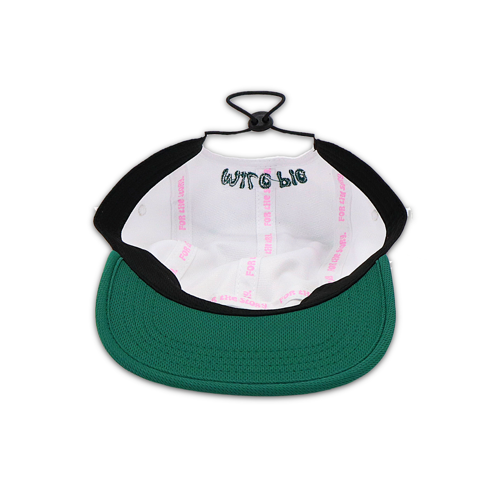 Running Cap - Green/ White