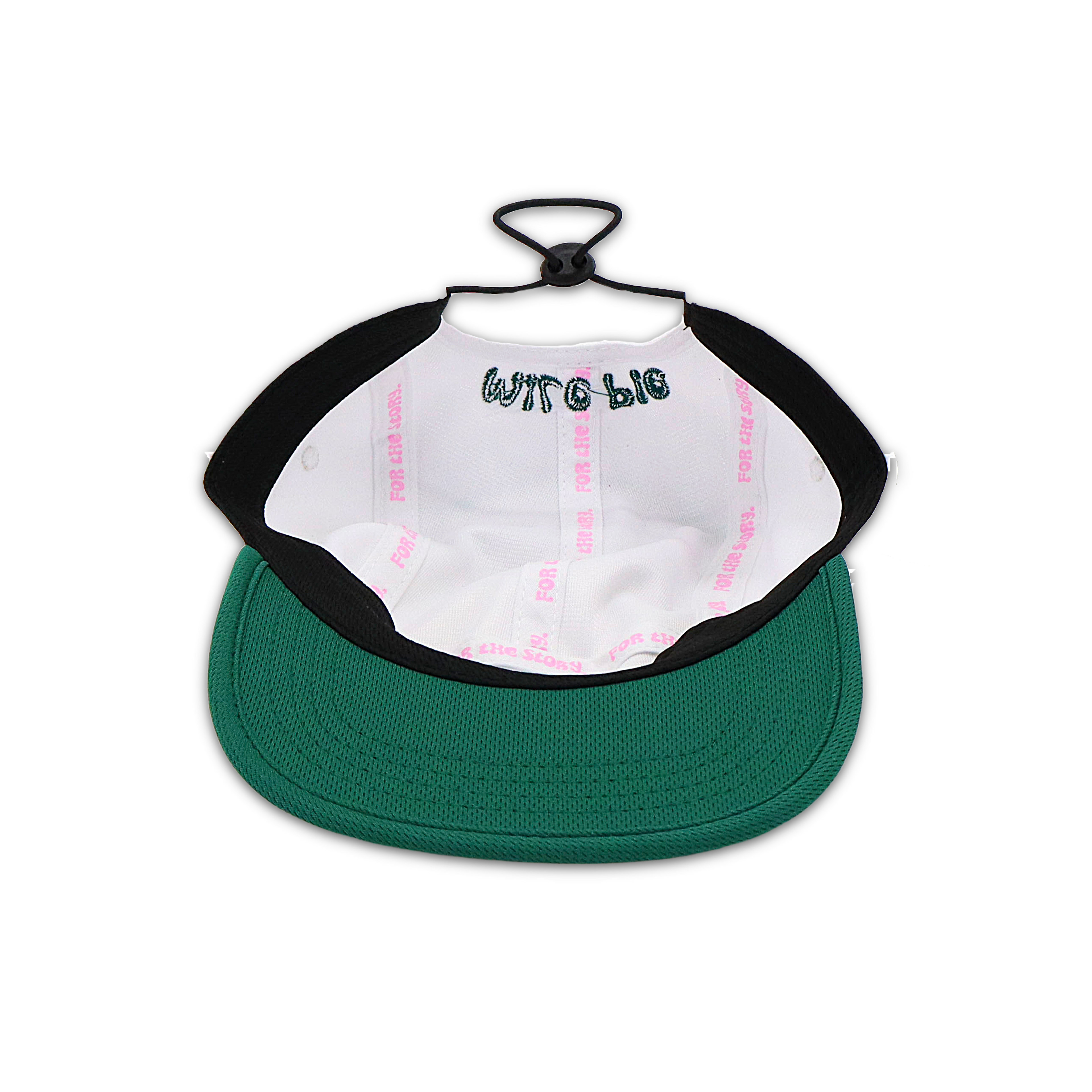 Running Cap - Green/ White